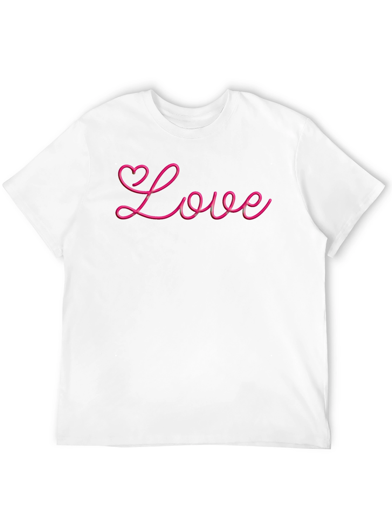 Love Heart Graphic Tee - Stylish Black T-Shirt