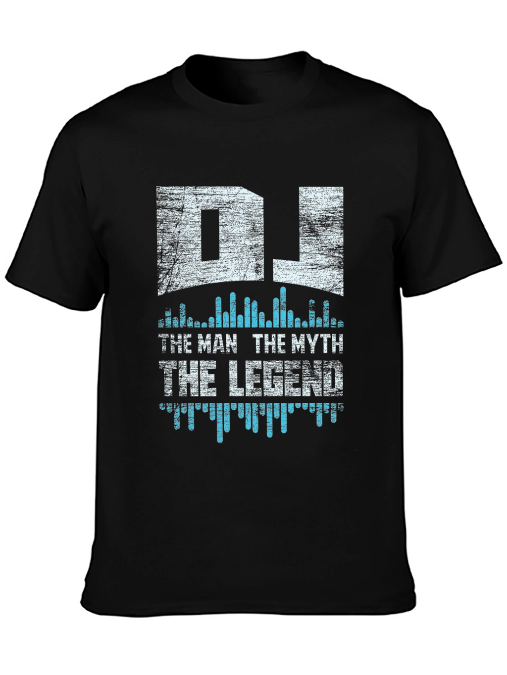 DJ The Man The Myth The Legend Black T-Shirt