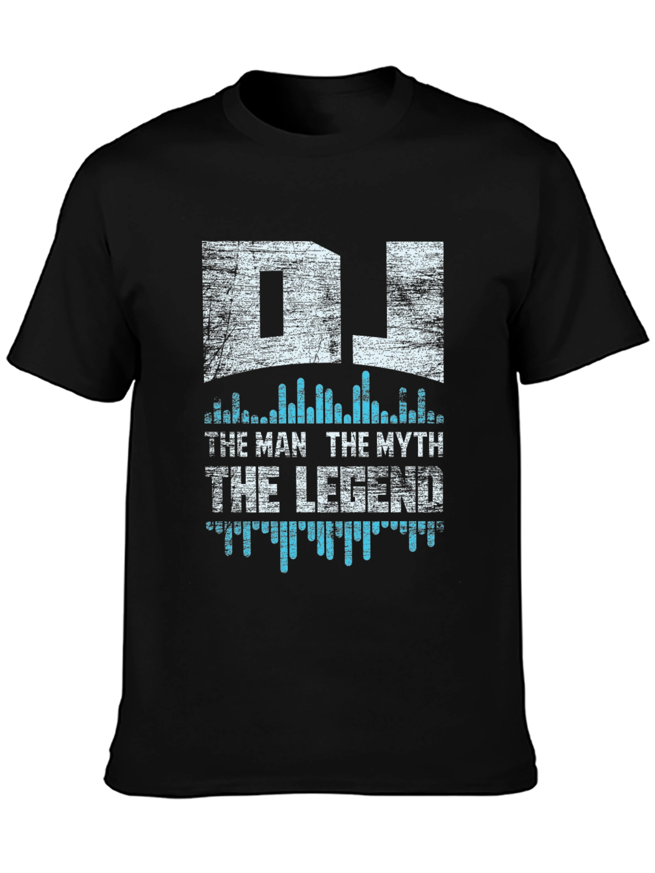 DJ The Man The Myth The Legend Black T-Shirt