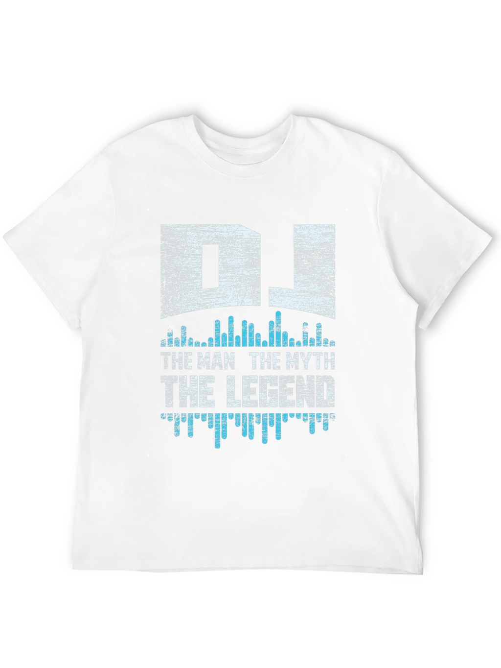 DJ The Man The Myth The Legend Black T-Shirt