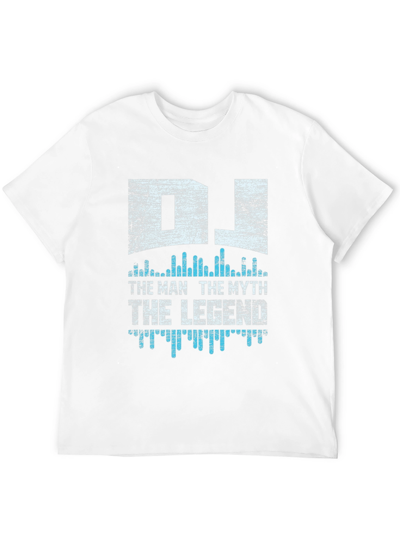 DJ The Man The Myth The Legend Black T-Shirt