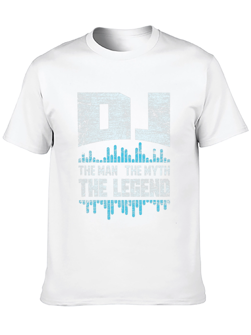 DJ The Man The Myth The Legend Black T-Shirt