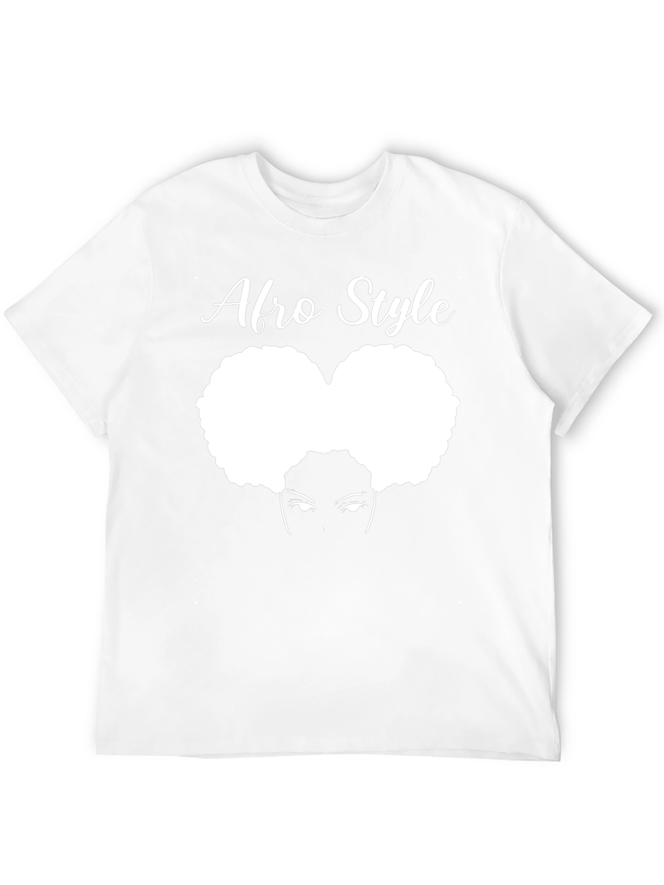 Afro Style T-Shirt - Black Graphic Tee