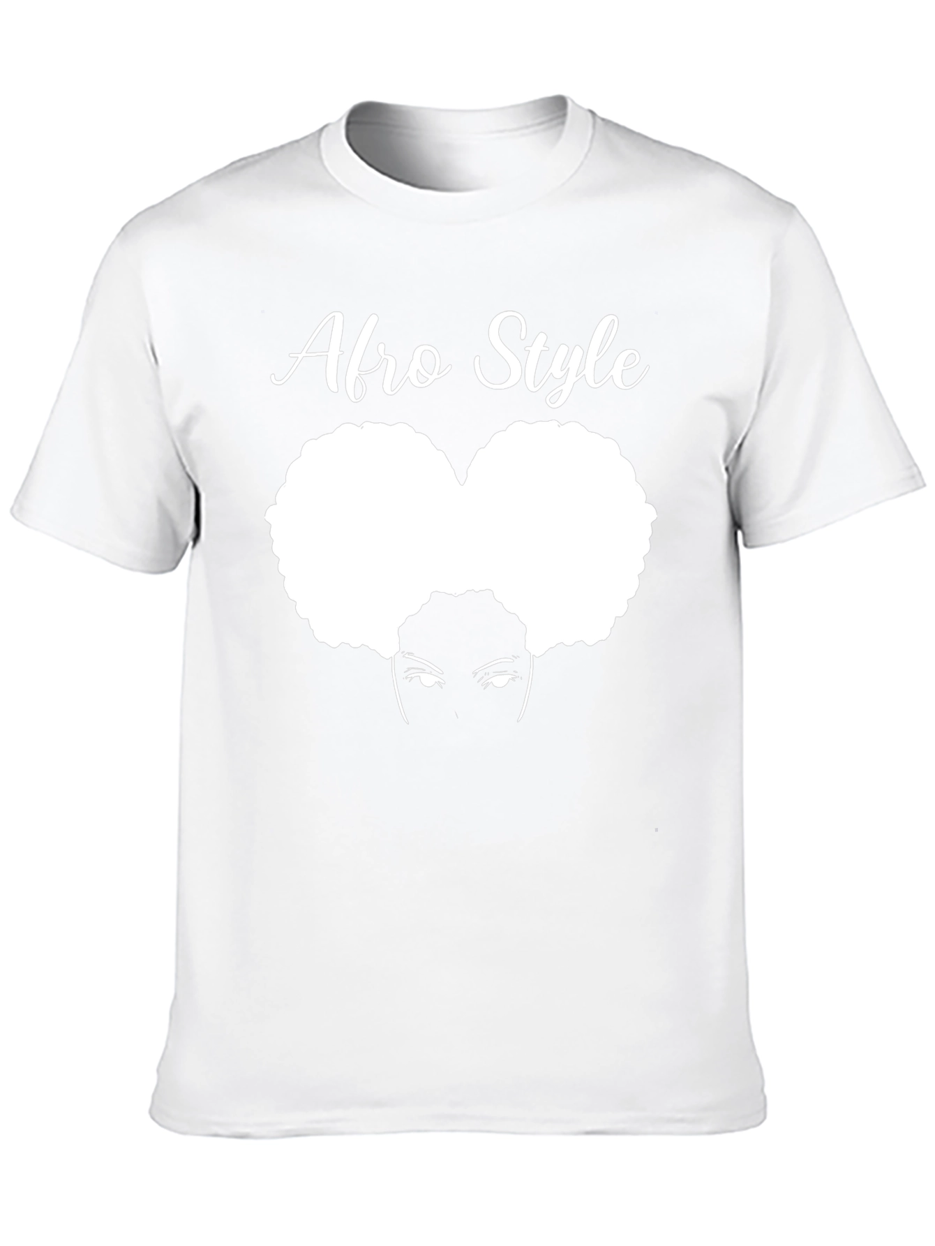Afro Style T-Shirt - Black Graphic Tee