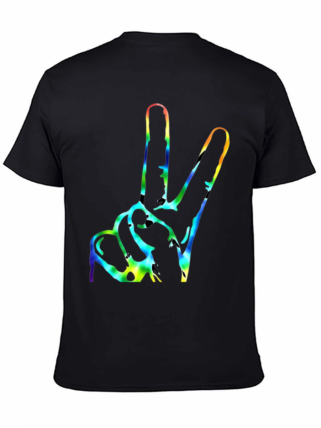 Peace Sign Tie Dye Graphic T-Shirt