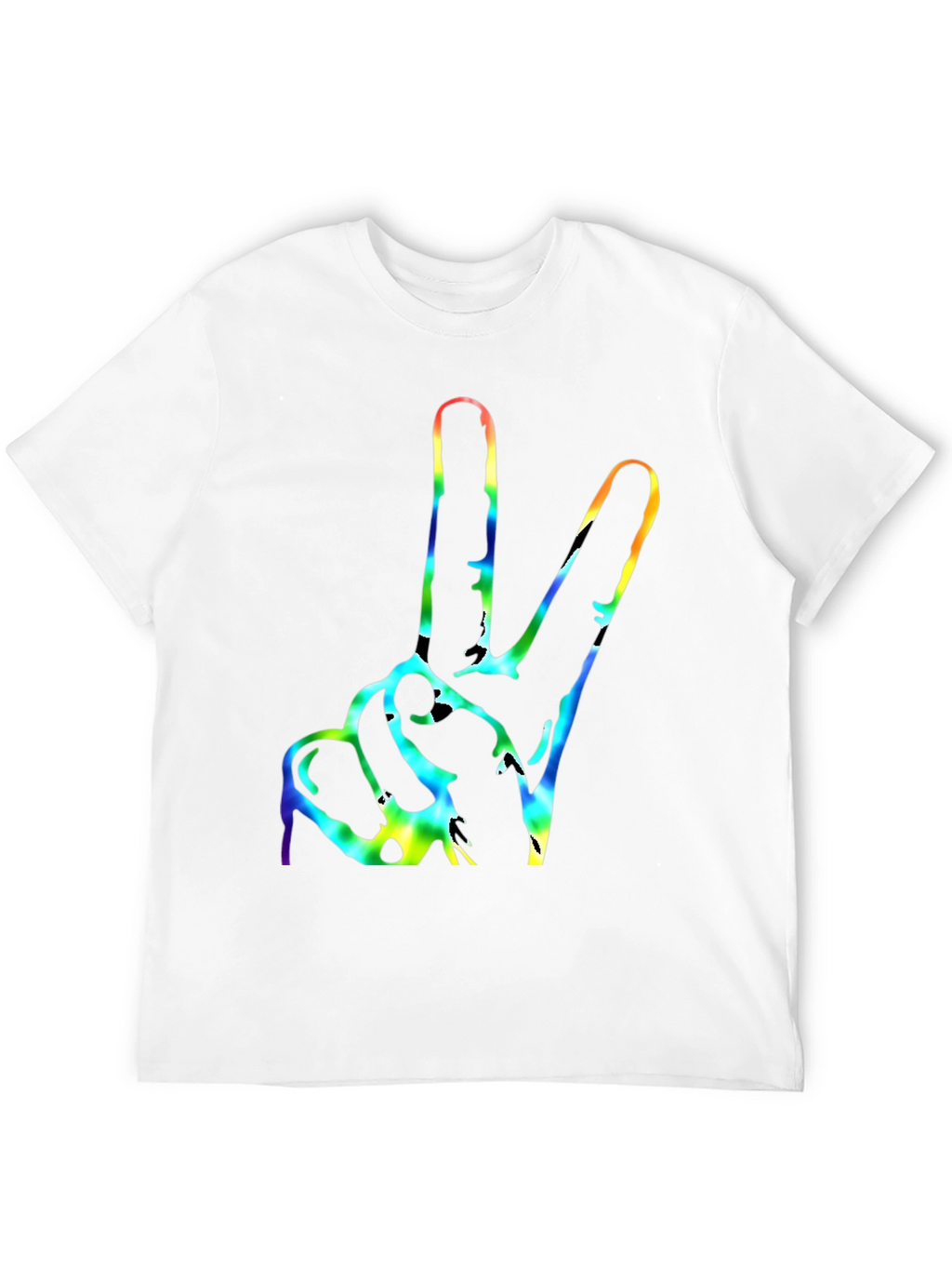 Peace Sign Tie Dye Graphic T-Shirt