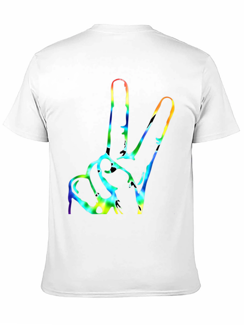 Peace Sign Tie Dye Graphic T-Shirt