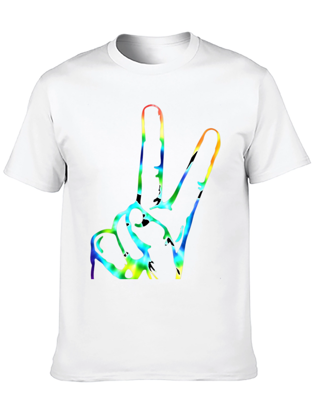 Peace Sign Tie Dye Graphic T-Shirt