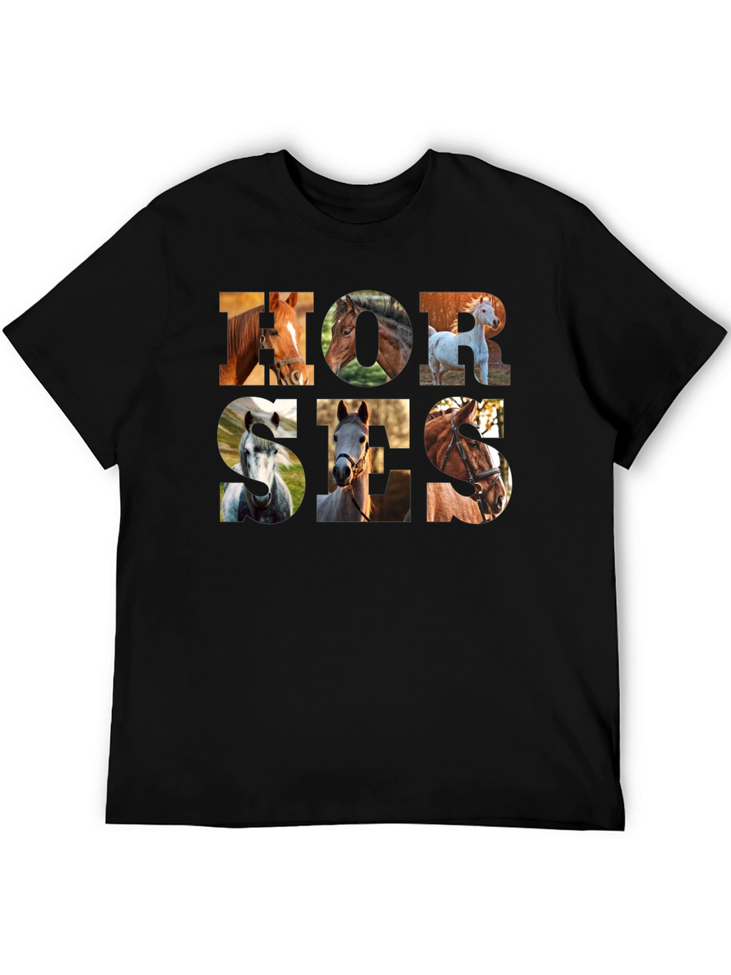 Horse Graphic T-Shirt - Unisex Crew Neck Tee