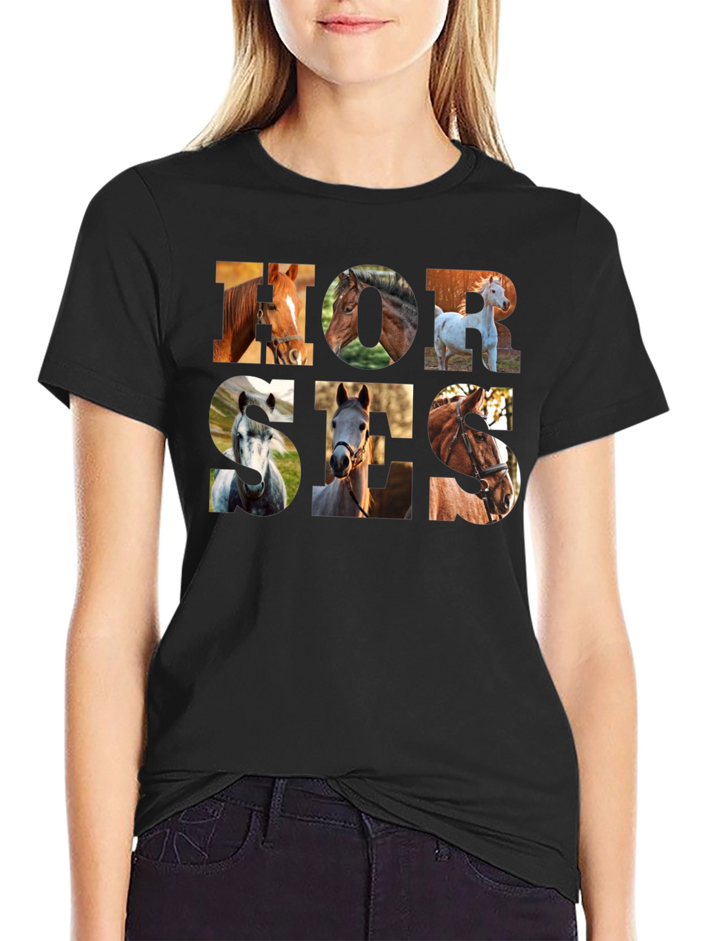 Horse Graphic T-Shirt - Unisex Crew Neck Tee