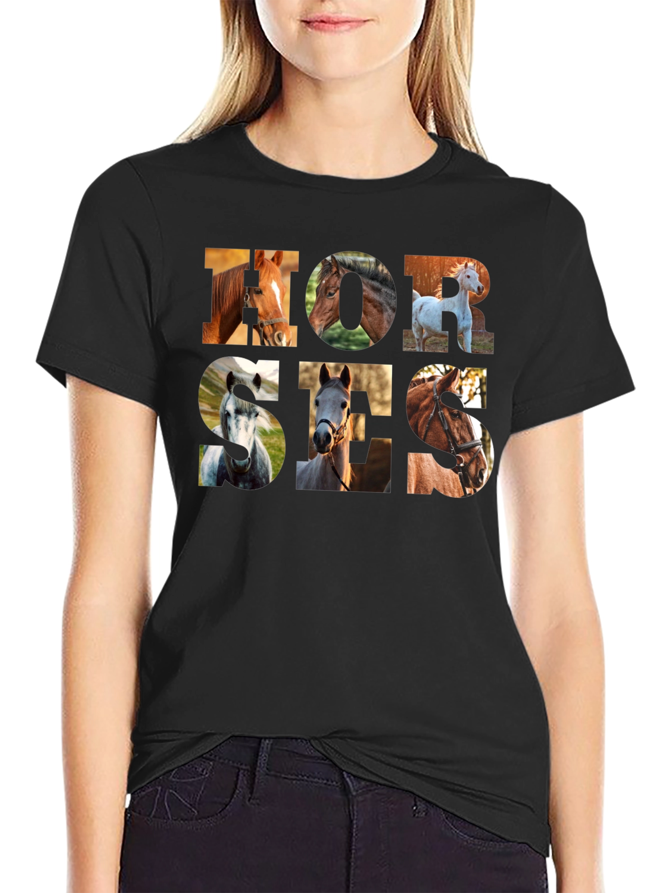 Horse Graphic T-Shirt - Unisex Crew Neck Tee