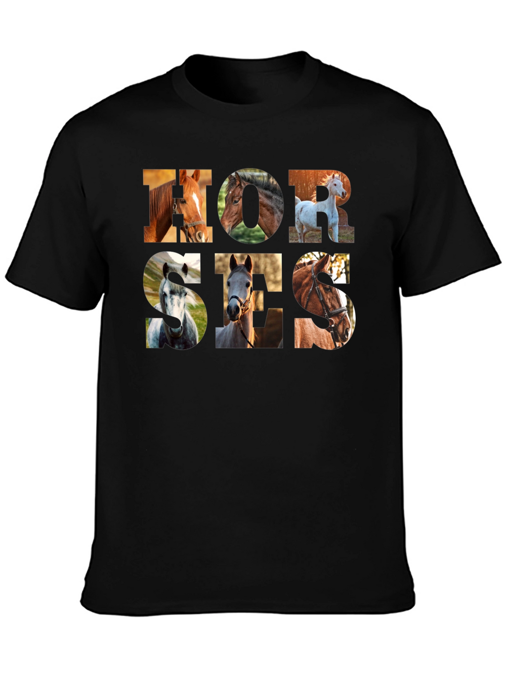 Horse Graphic T-Shirt - Unisex Crew Neck Tee