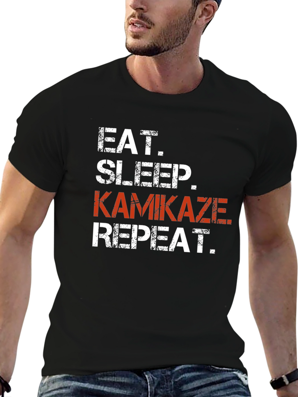 Eat Sleep Kamikaze Repeat - Graphic Tee