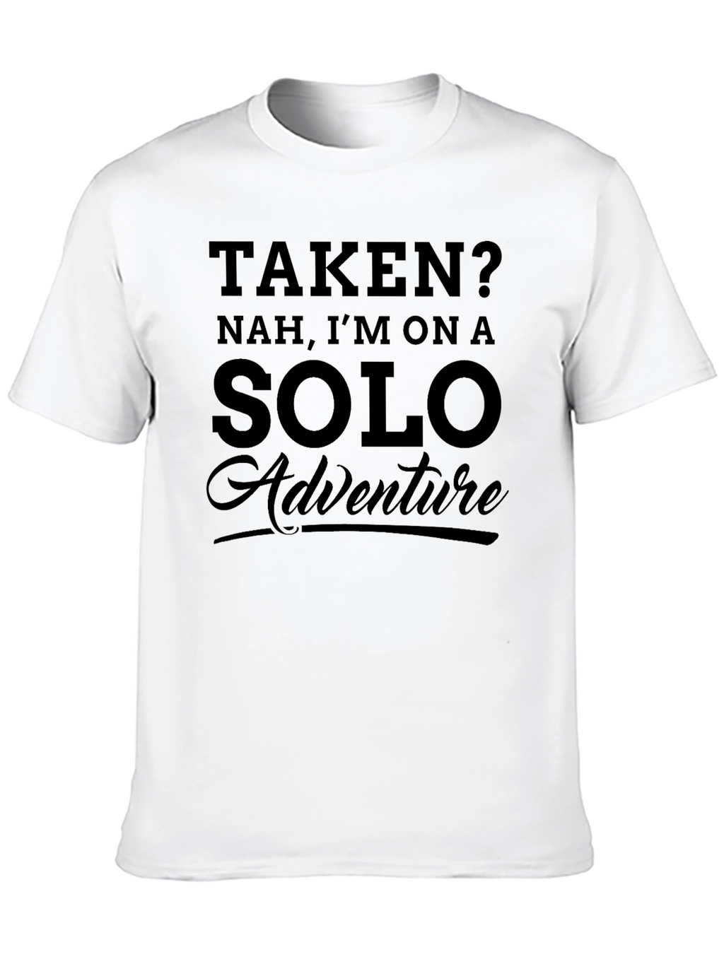 Solo Adventure T-Shirt - Black Graphic Tee