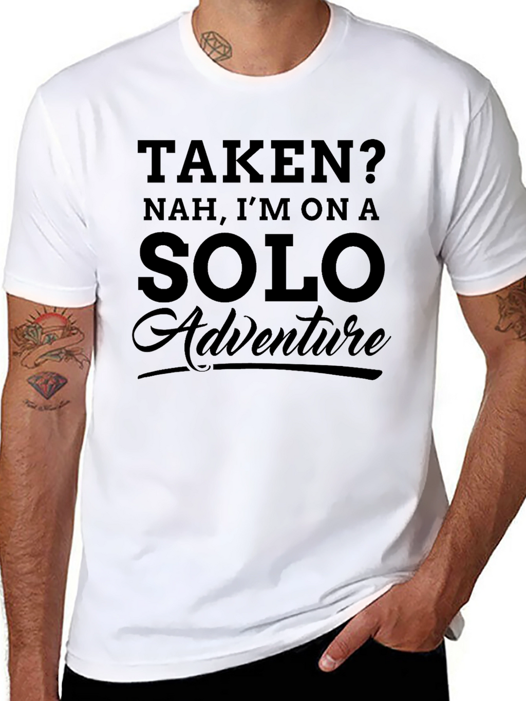 Solo Adventure T-Shirt - Black Graphic Tee