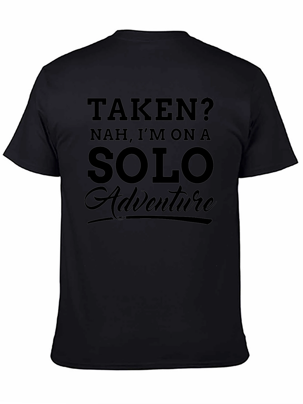 Solo Adventure T-Shirt - Black Graphic Tee