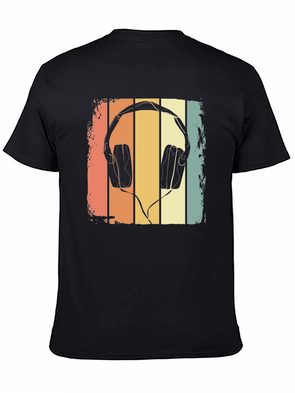 Retro Headphone Graphic T-Shirt