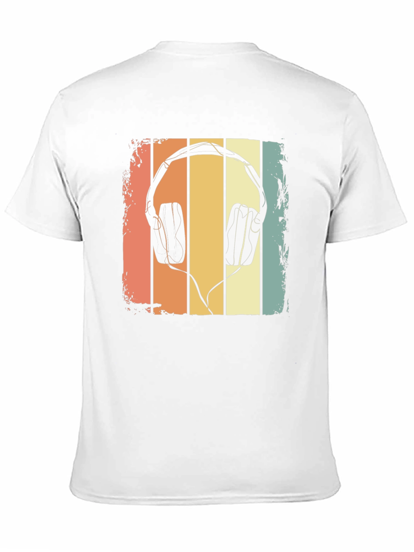 Retro Headphone Graphic T-Shirt