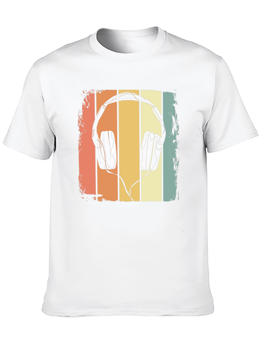 Retro Headphone Graphic T-Shirt