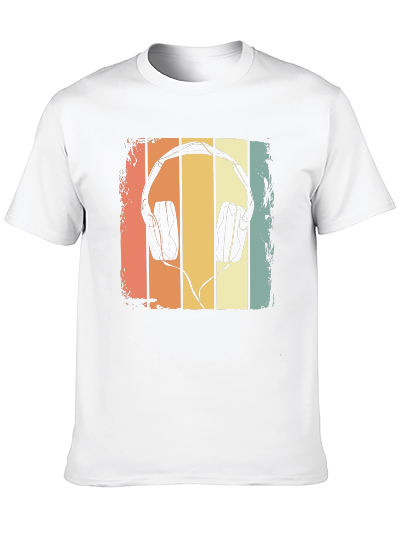 Retro Headphone Graphic T-Shirt