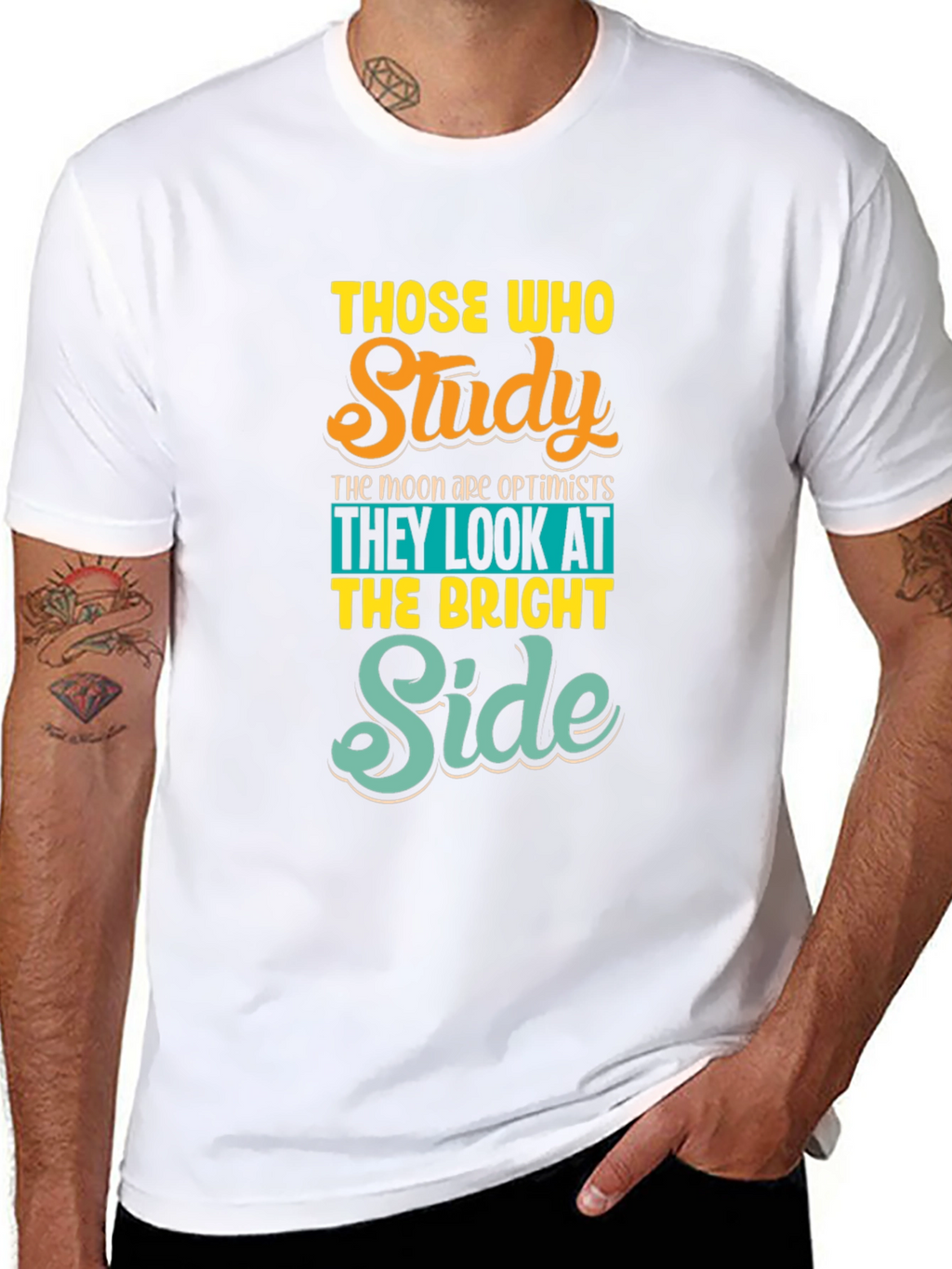 Optimistic Study T-Shirt - Bright Side