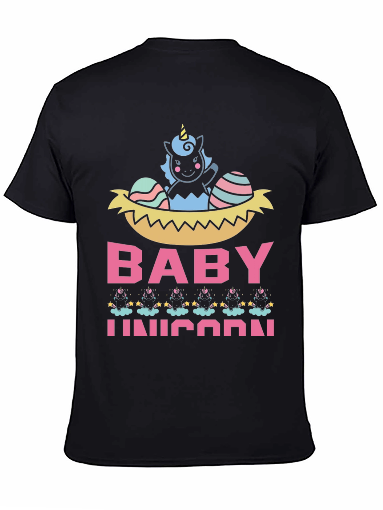 Baby Unicorn Graphic T-Shirt - Cute Easter Design