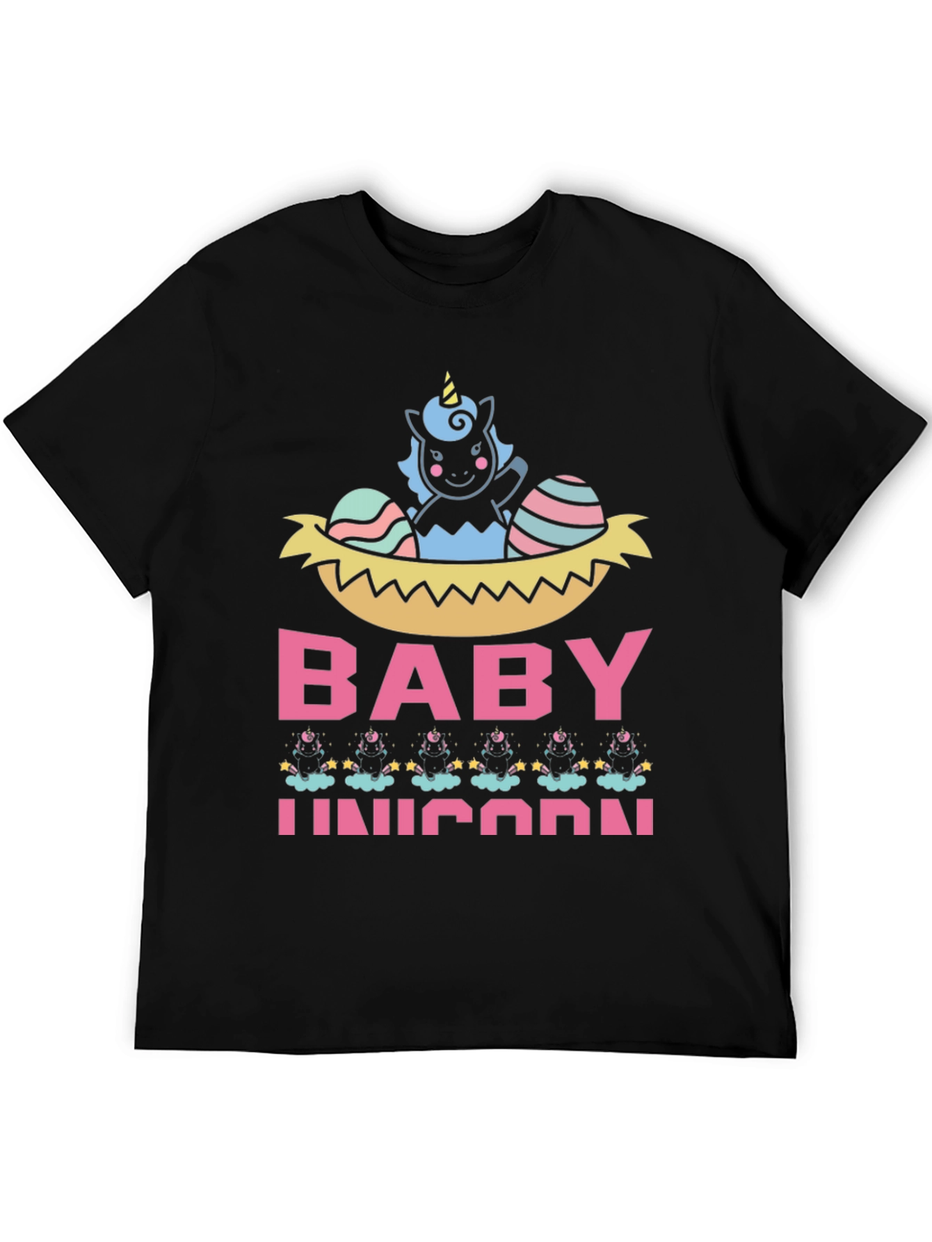Baby Unicorn Graphic T-Shirt - Cute Easter Design