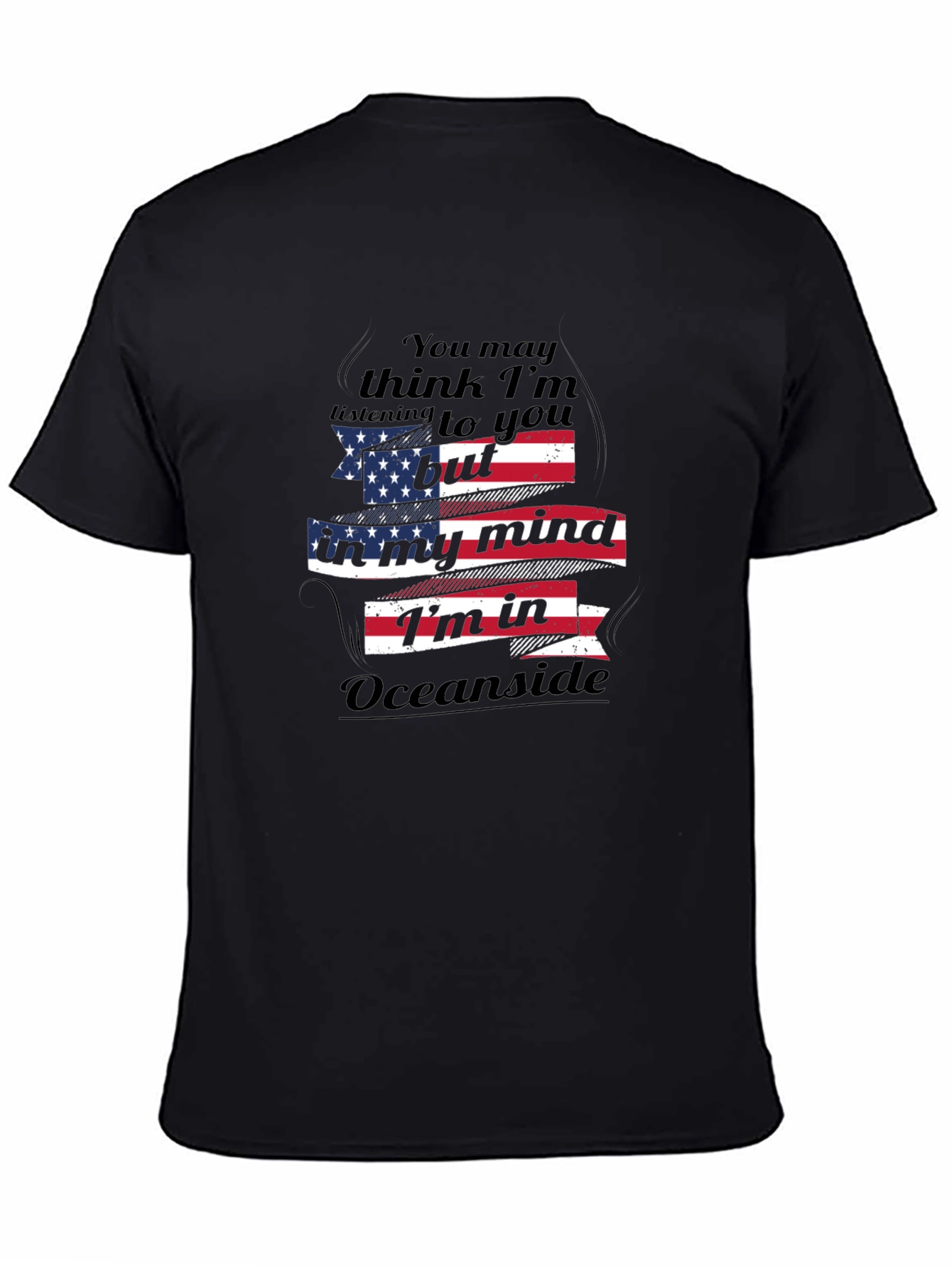 Oceanside Mind T-Shirt: Patriotic Comfort Wear