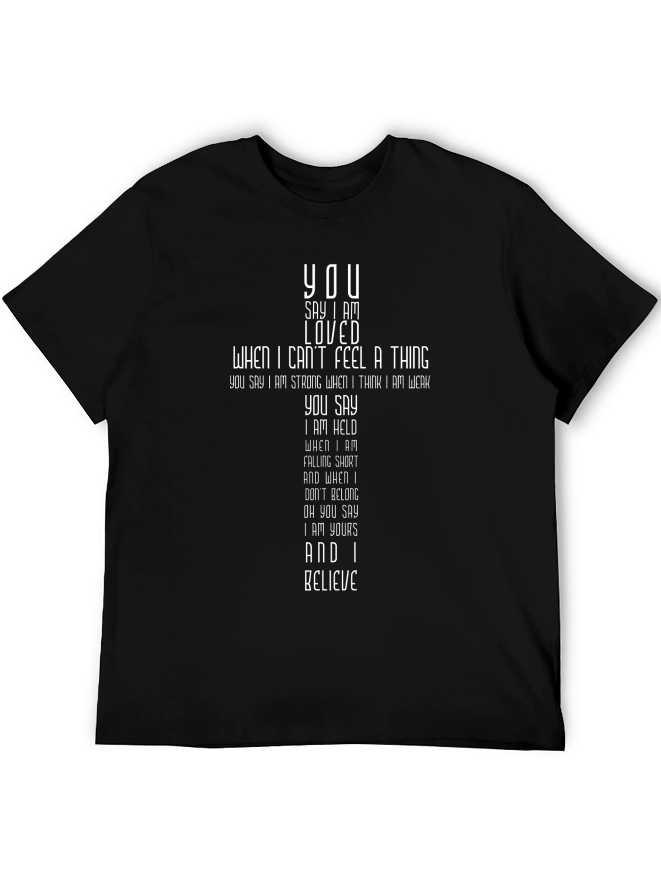 Faith-Inspired Graphic Tee - You Say I Am