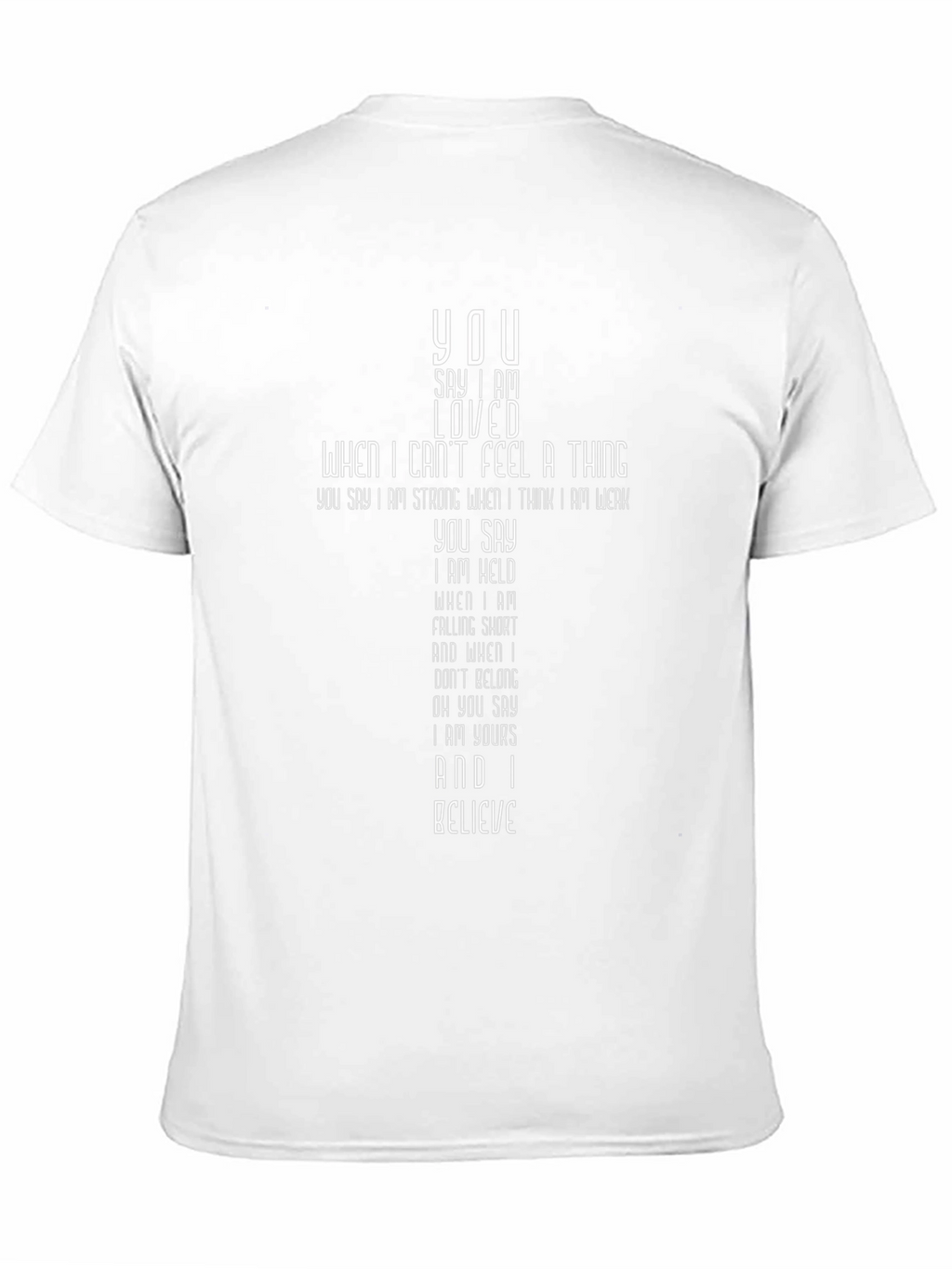 Faith-Inspired Graphic Tee - You Say I Am