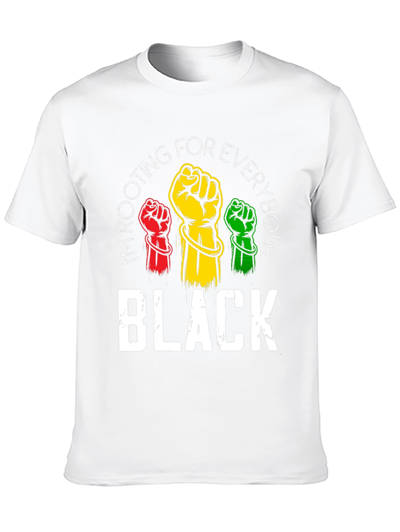 Rooting For Everybody Black T-Shirt