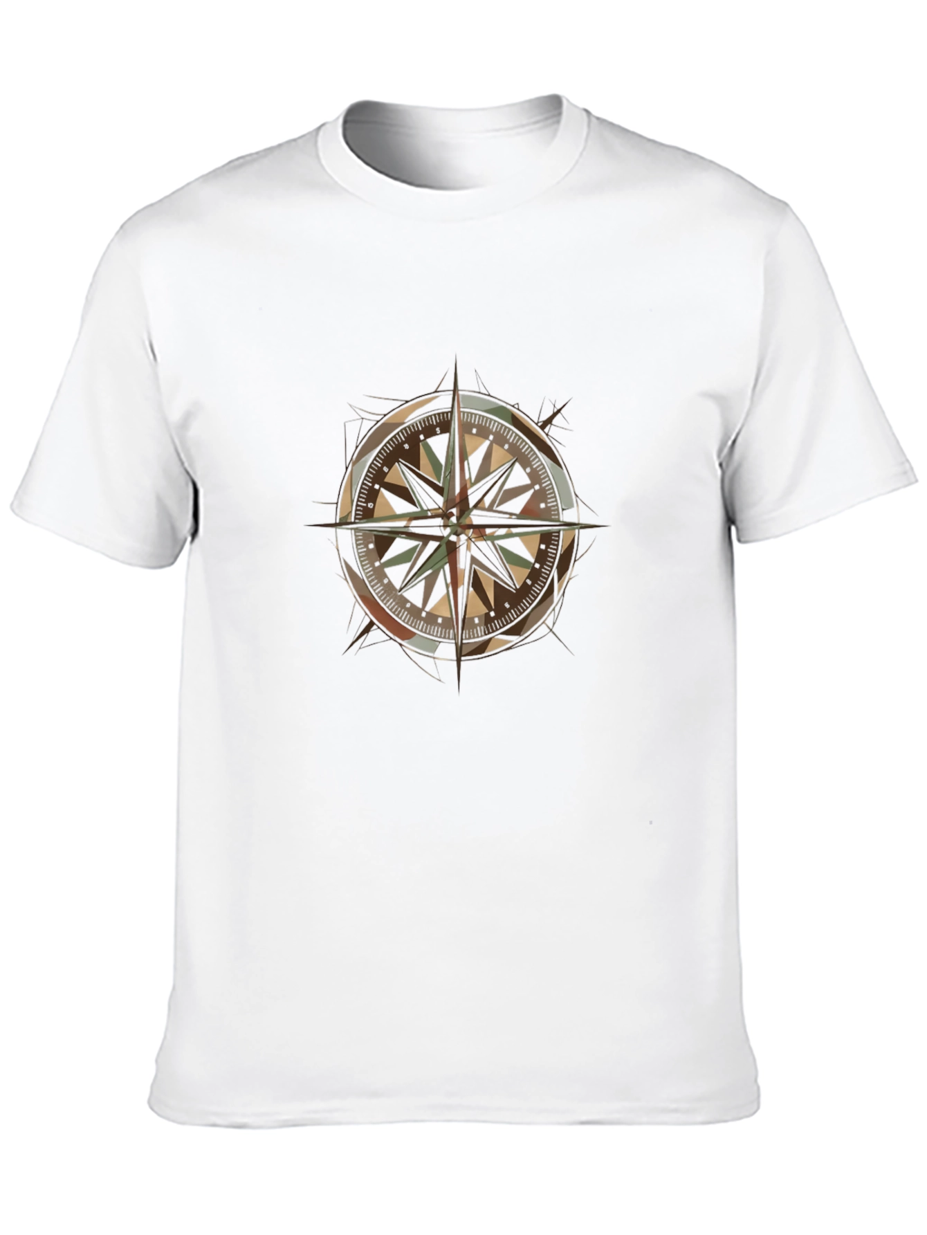 Compass Rose Graphic T-Shirt - Urban Style