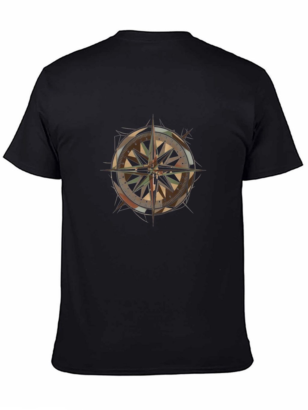 Compass Rose Graphic T-Shirt - Urban Style