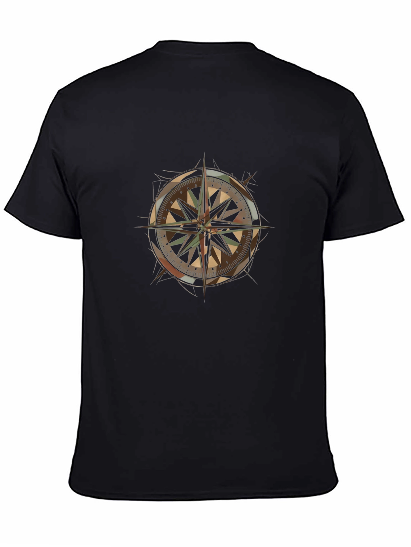 Compass Rose Graphic T-Shirt - Urban Style