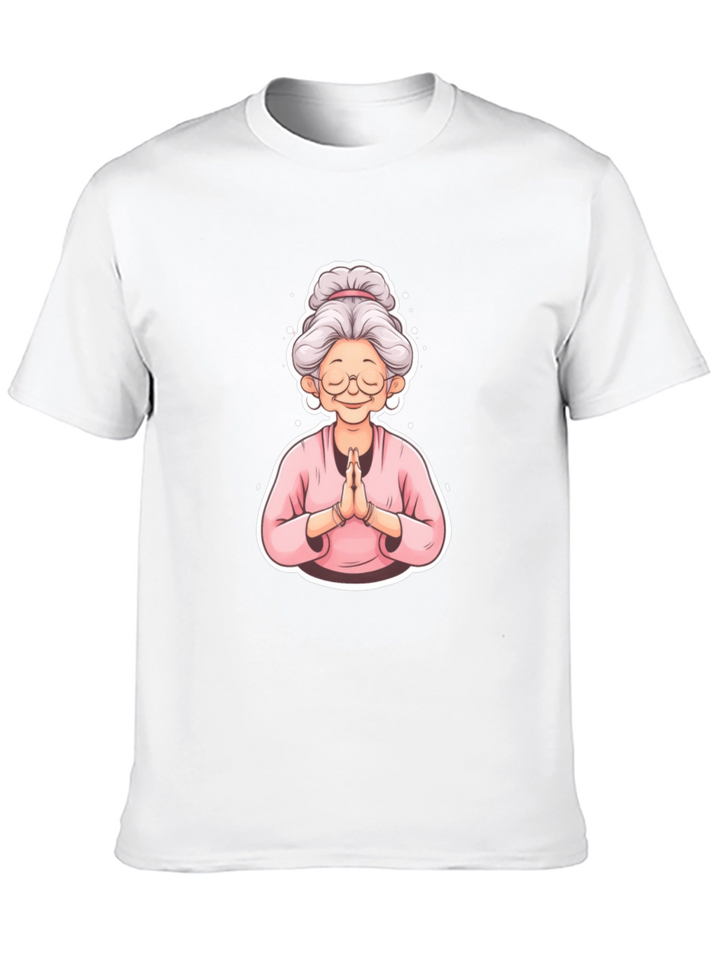 Namaste Grandma Black T-Shirt