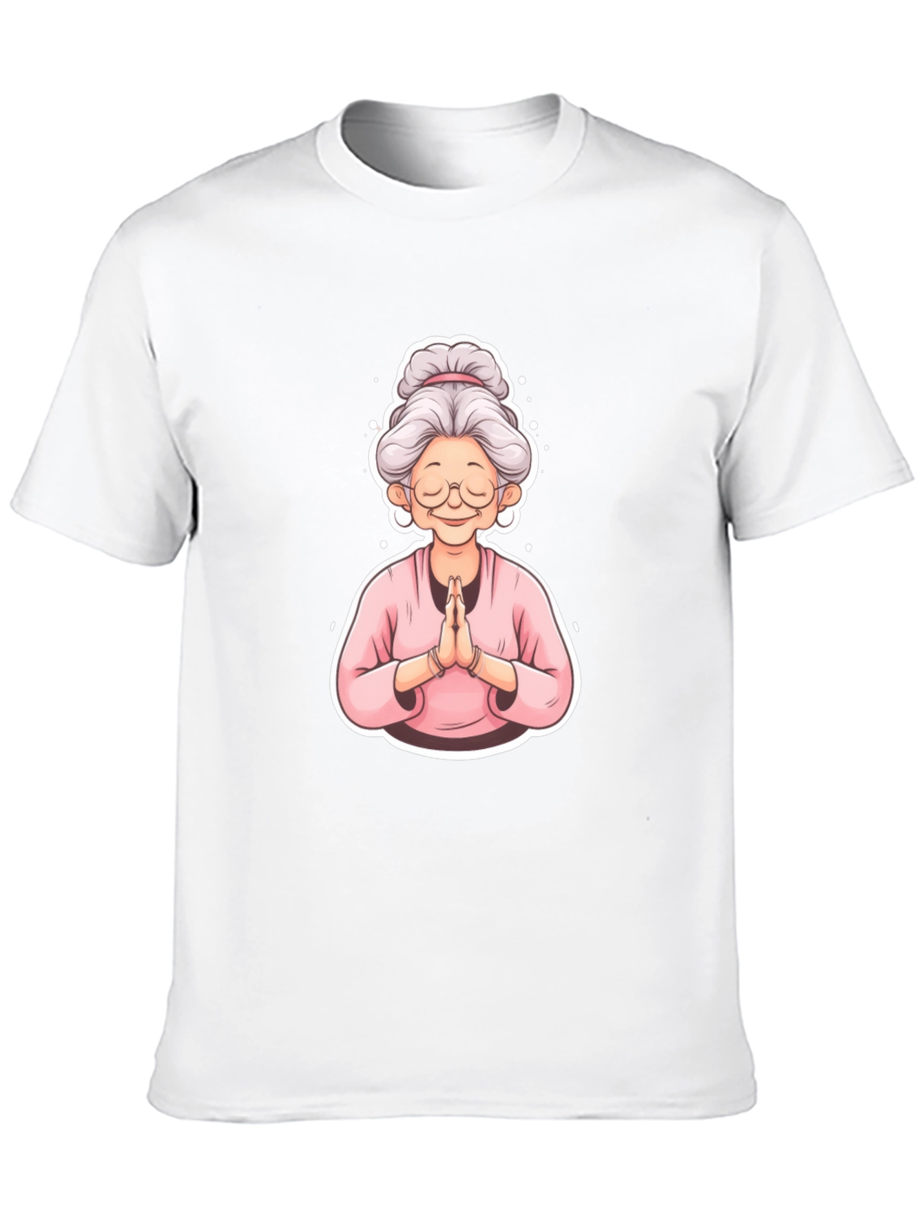 Namaste Grandma Black T-Shirt