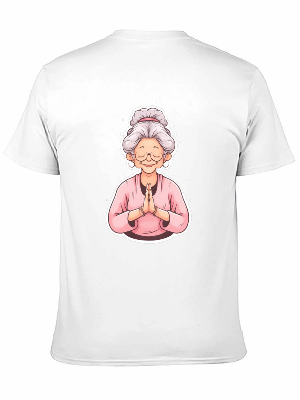 Namaste Grandma Black T-Shirt