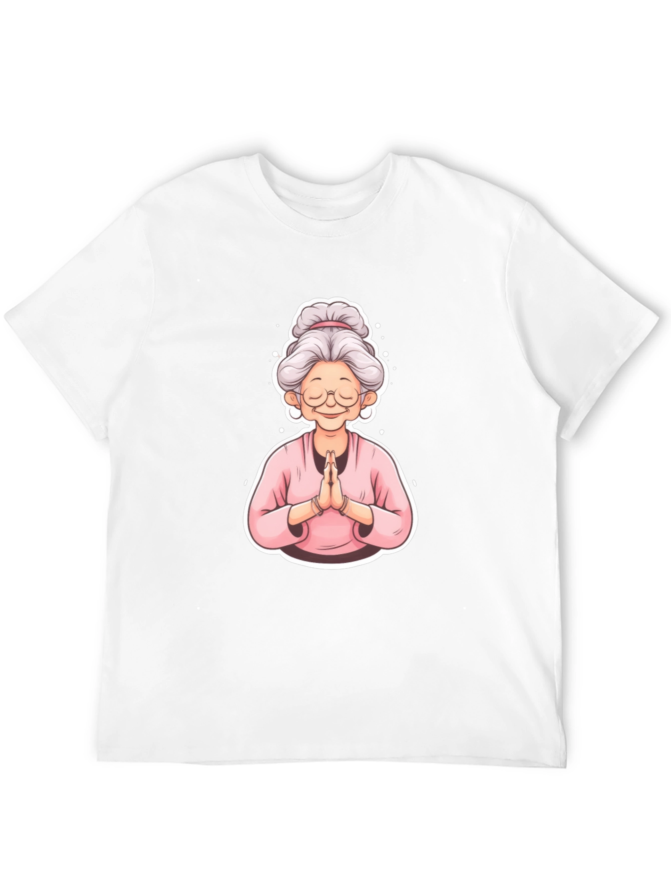 Namaste Grandma Black T-Shirt
