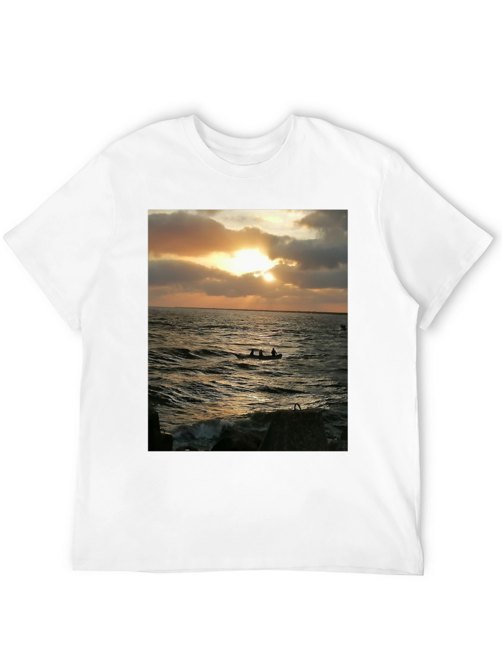 Sunset Boat Trip Graphic Tee