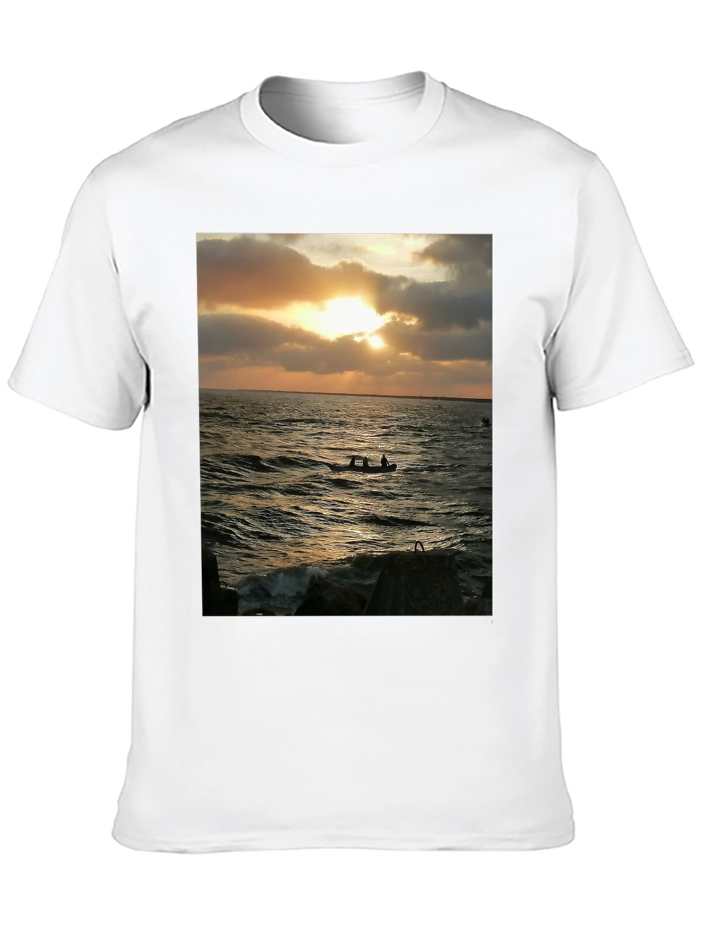 Sunset Boat Trip Graphic Tee