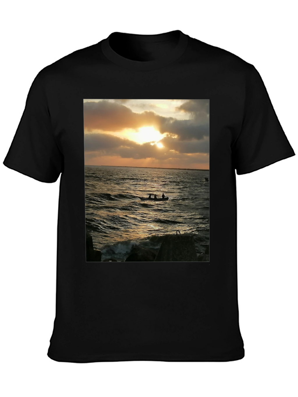 Sunset Boat Trip Graphic Tee