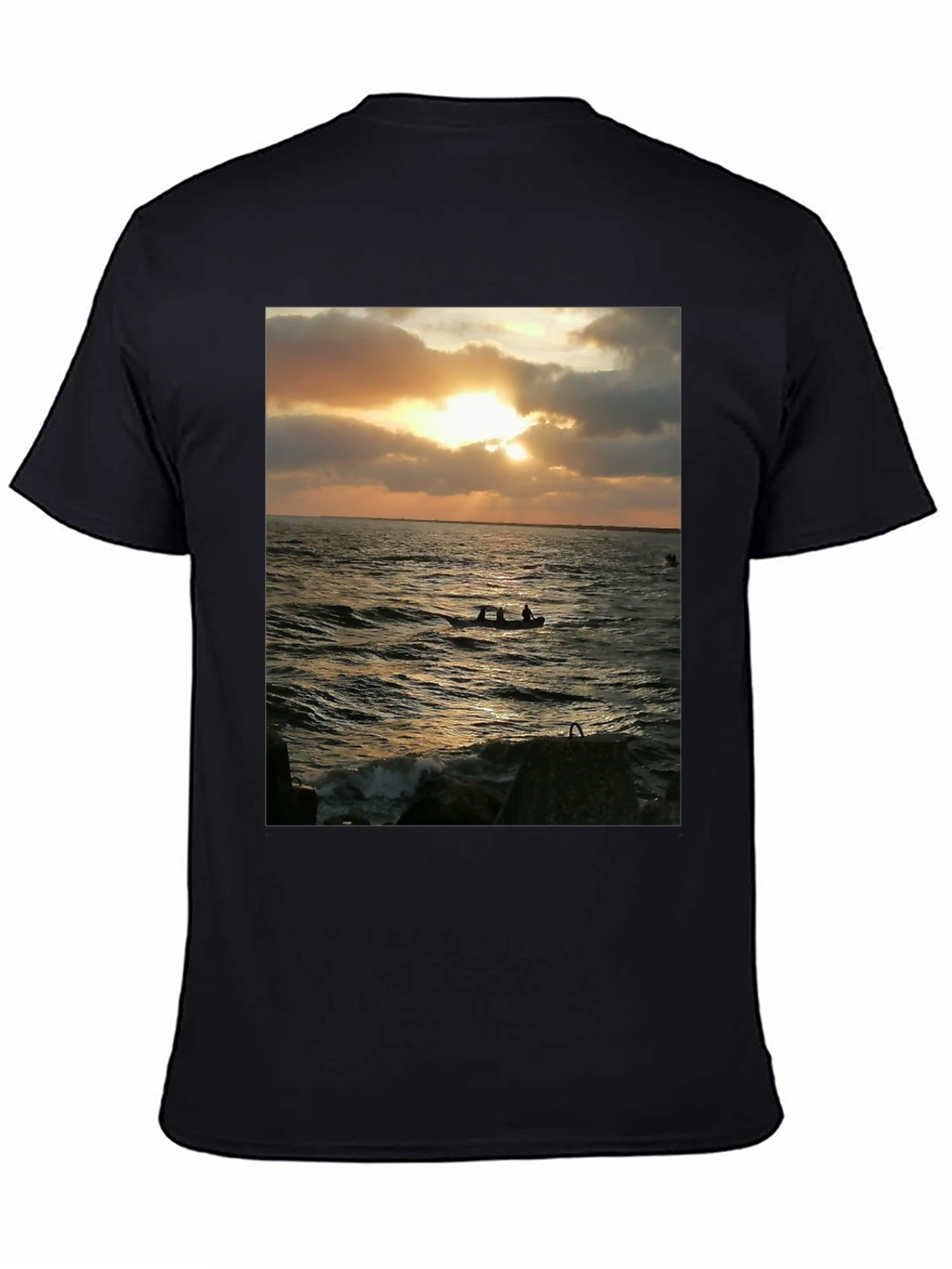Sunset Boat Trip Graphic Tee