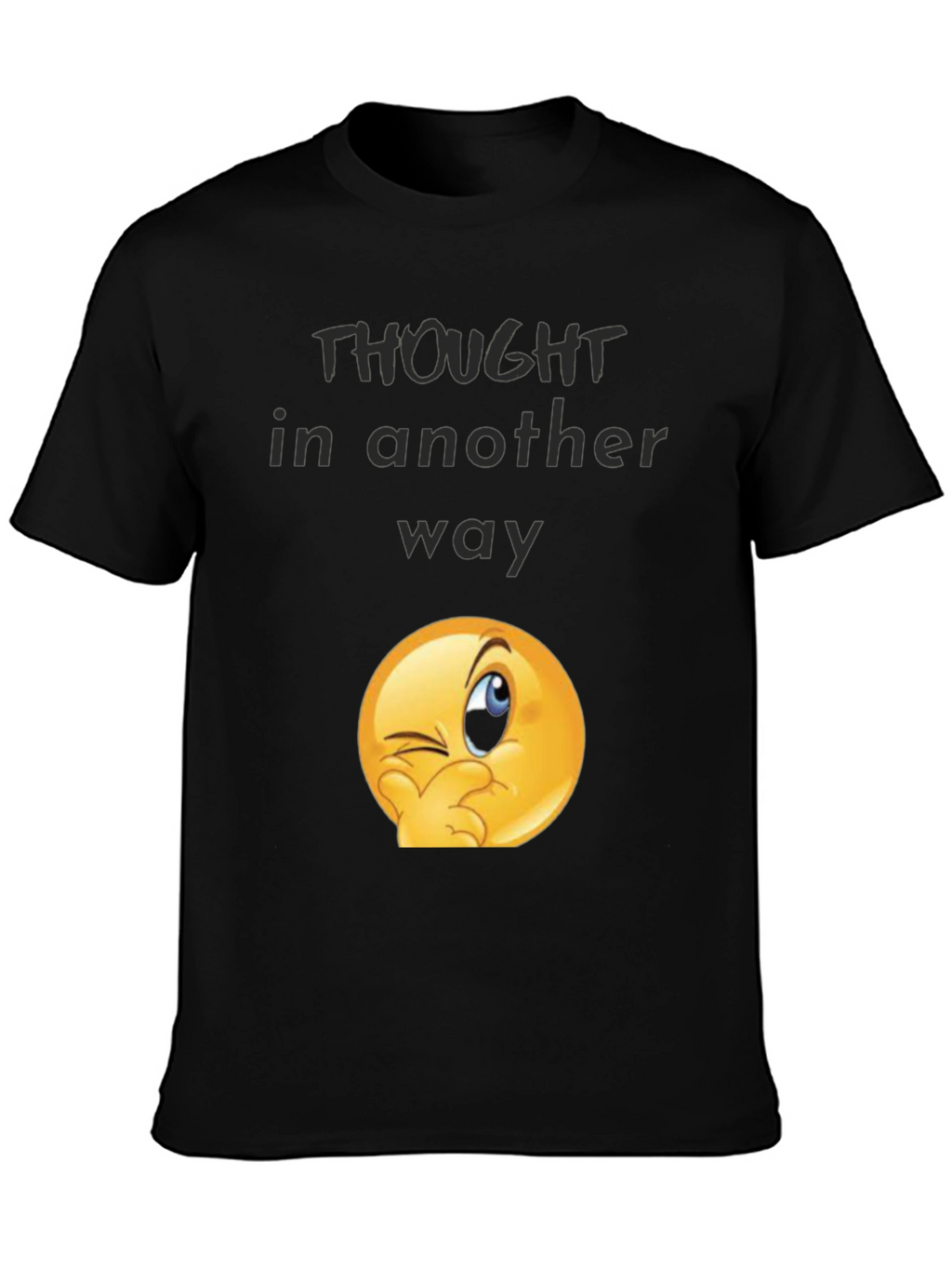 Thought Another Way Wink Emoji Graphic Tee