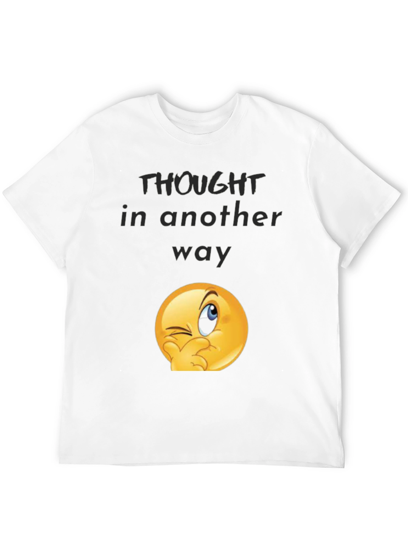 Thought Another Way Wink Emoji Graphic Tee