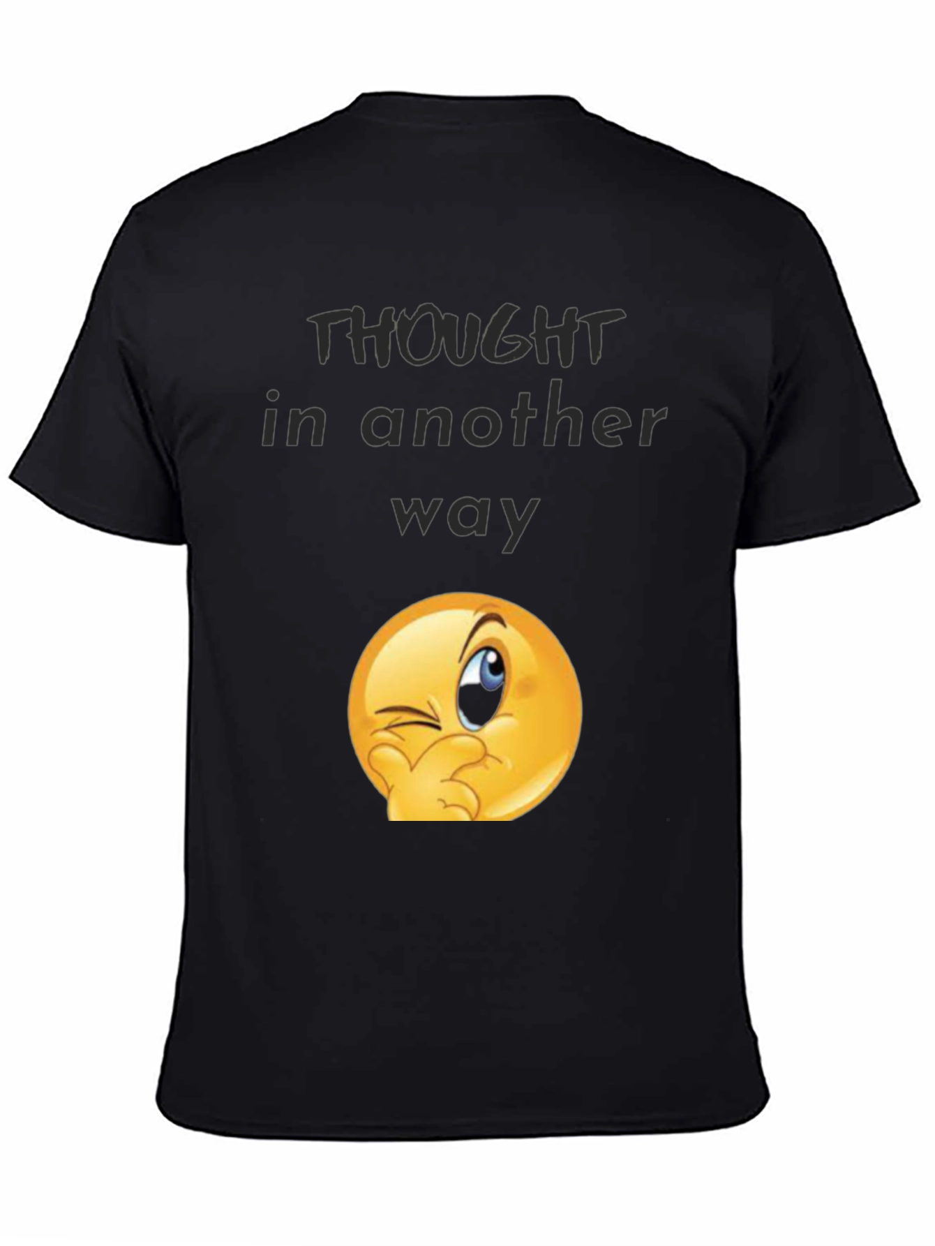 Thought Another Way Wink Emoji Graphic Tee