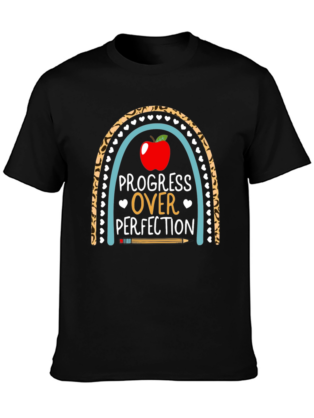 Progress Over Perfection Teacher T-Shirt