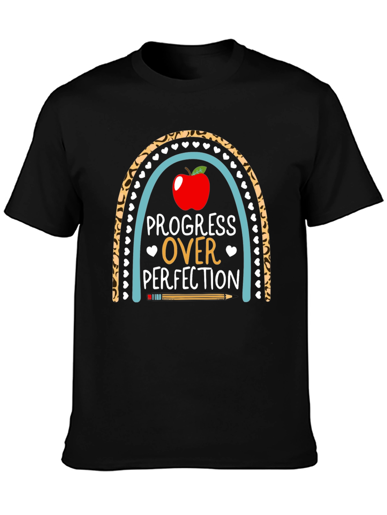 Progress Over Perfection Teacher T-Shirt