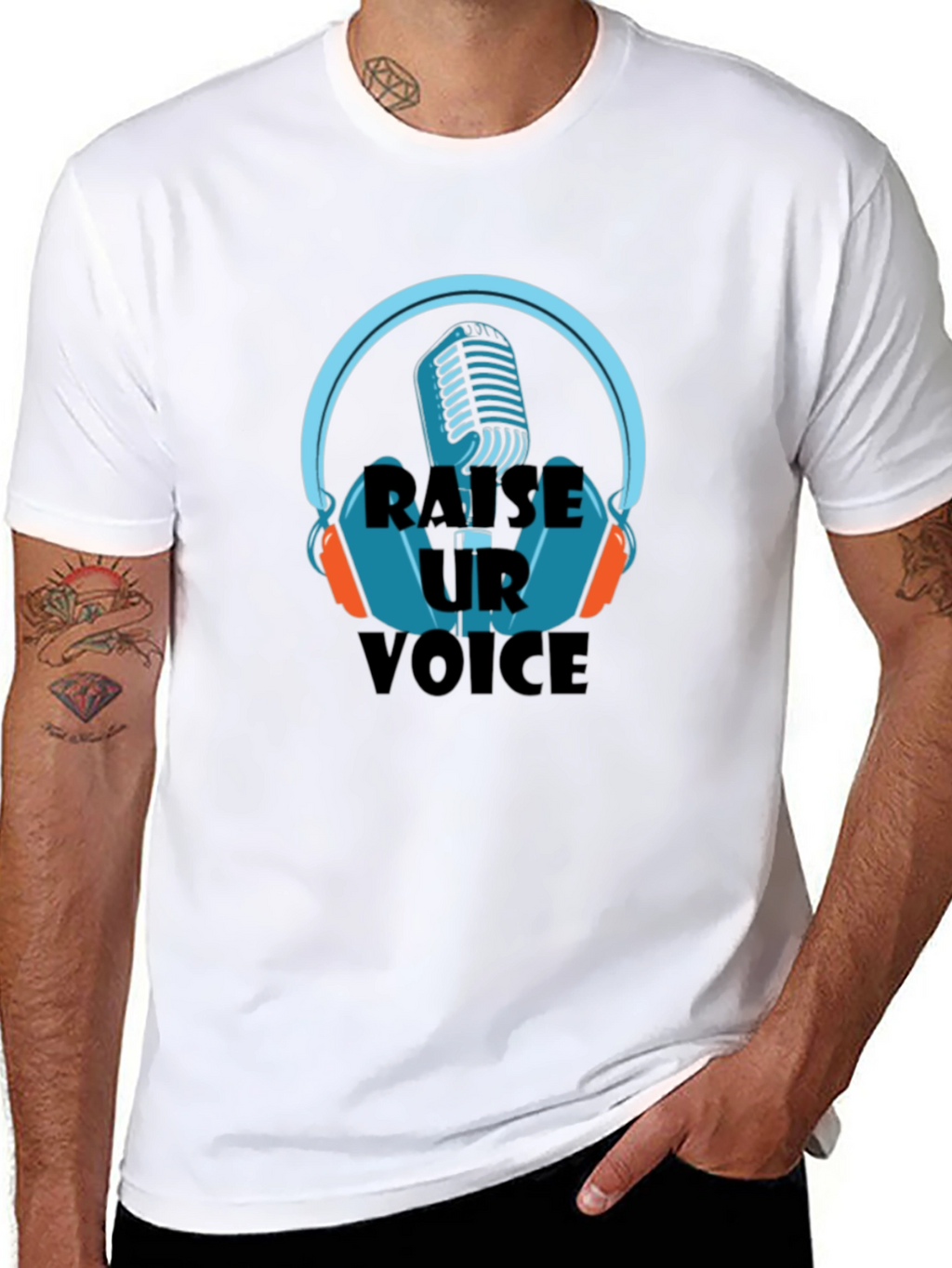 Raise Your Voice T-Shirt - Music Inspired Graphic Tee