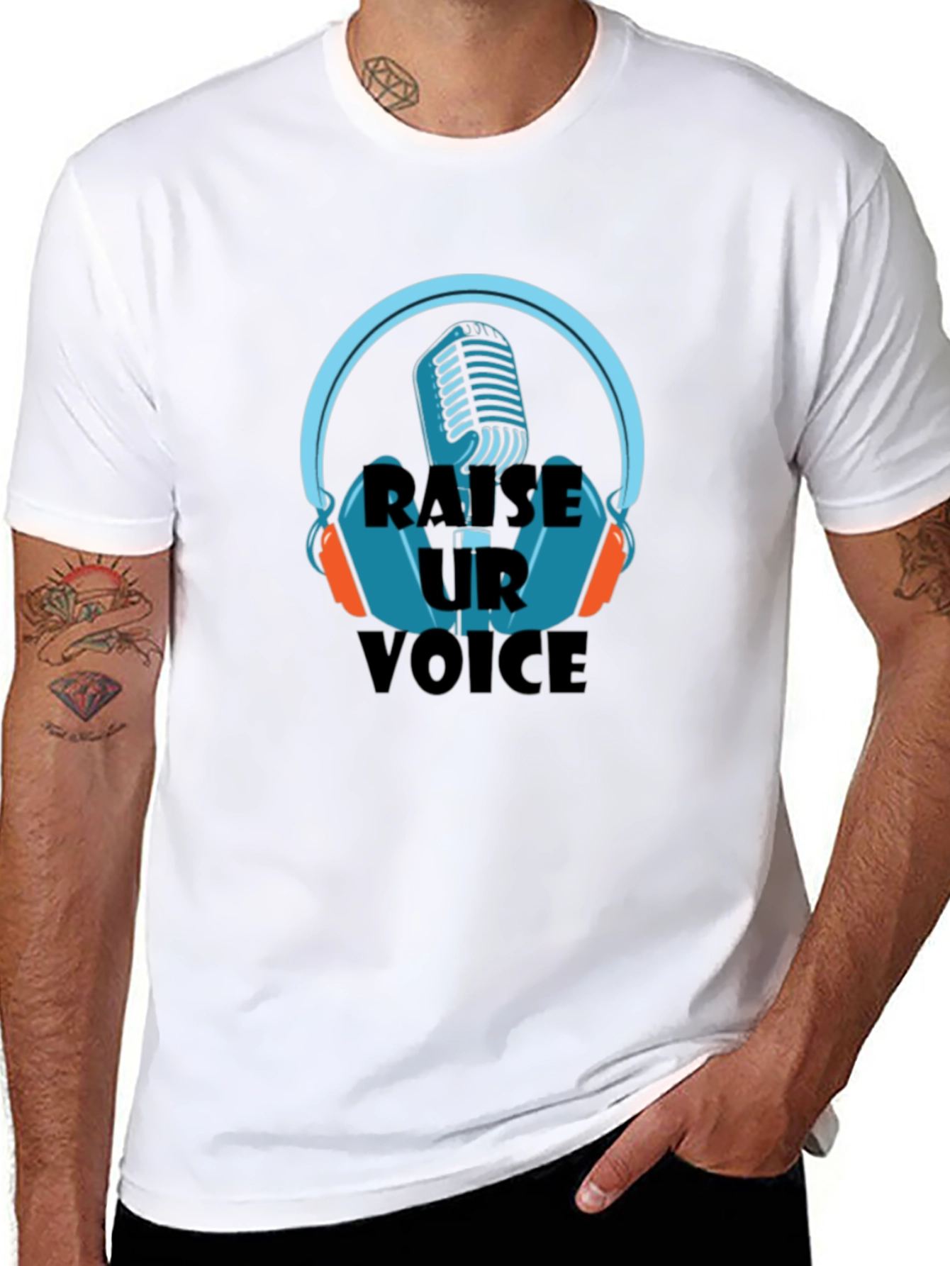 Raise Your Voice T-Shirt - Music Inspired Graphic Tee