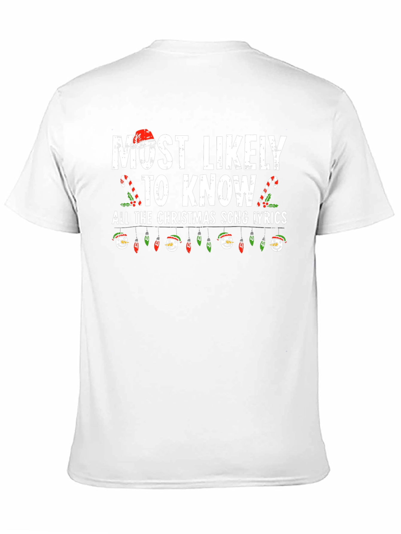 Christmas Song Lyrics T-Shirt